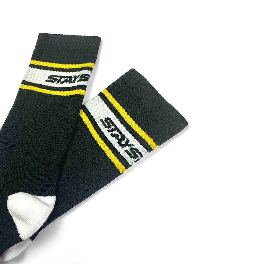 Chaussettes Staystrong Stripe Black 4 Chaussettes Staystrong Stripe Black – Image 2