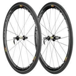 Paire De Roues MAVIC COSMIC CARBON T40 + Boyaux Yksion Pro 700x23